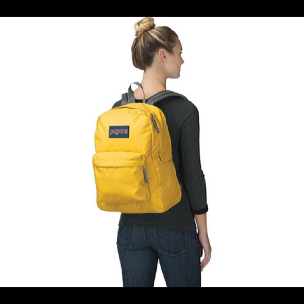 Jansport yellow backpack - one size